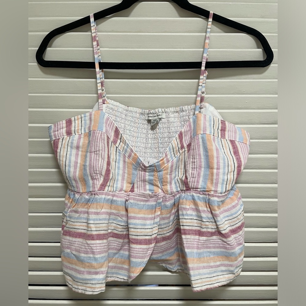 NWT AE Cropped Babydoll Cami - M